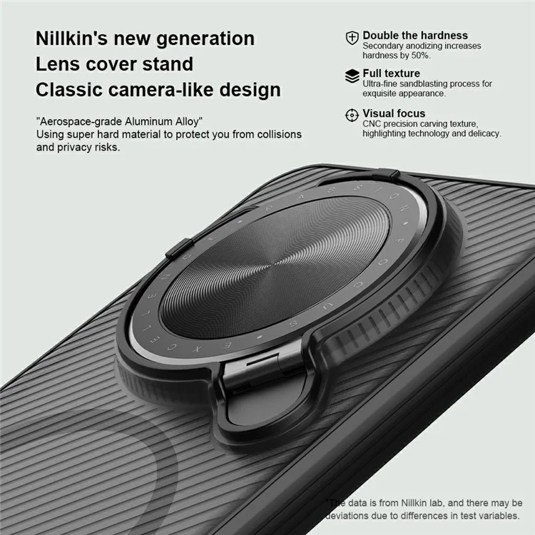 Étui NILLKIN Camshield Prop Series compatible avec Huawei Mate 70, avec protection MagSafe en TPU+PC et volet pour l'appareil photo.