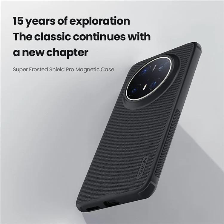 Coque Nillkin Frosted Shield Pro pour Huawei Mate 70 Pro / Mate 70 Pro+ compatible avec MagSafe, en PC+TPU.