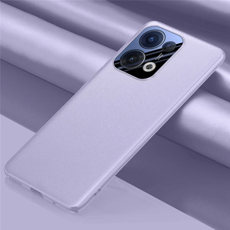 Für Oppo Reno13 5G (Global) Hülle stoßfest PU-Leder + TPU Handyhülle - Lila