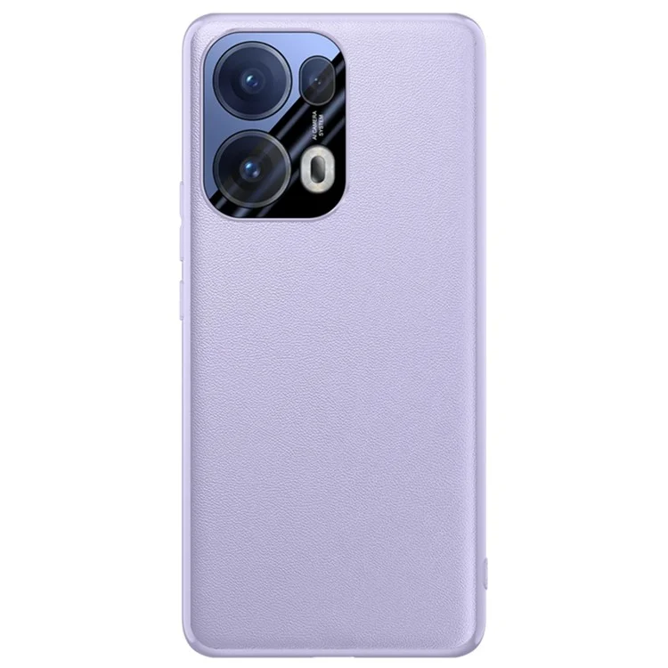 Für Oppo Reno13 5G (Global) Hülle stoßfest PU-Leder + TPU Handyhülle - Lila