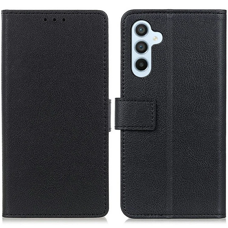 Étui pour Samsung Galaxy A26 5G en cuir PU avec support et portefeuille - Noir