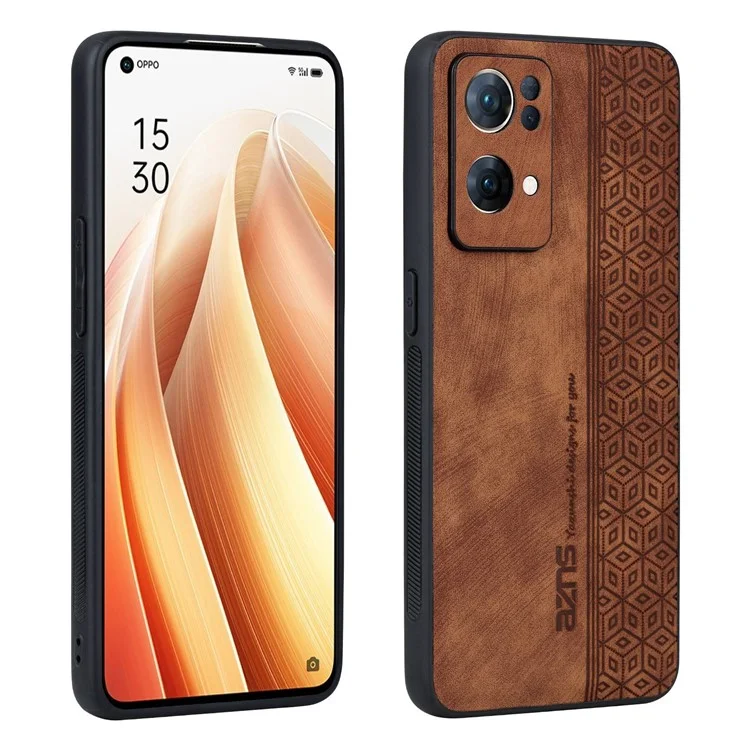 AZNS Pour Oppo Reno7 Pro 5G Résistant à la Drop-drop. - Brun