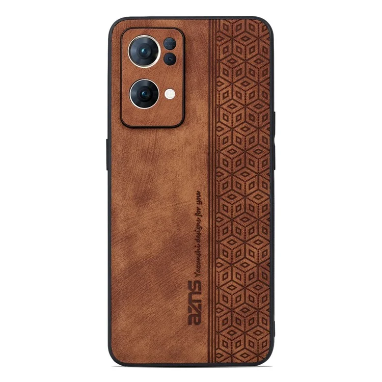 AZNS Pour Oppo Reno7 Pro 5G Résistant à la Drop-drop. - Brun