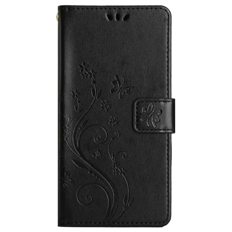 Etui na Honor Magic7 Lite 5G / X9c 5G / X60 Pro 5G, pokrowiec portfelowy z poliuretanowej skóry z paskiem - Czarny