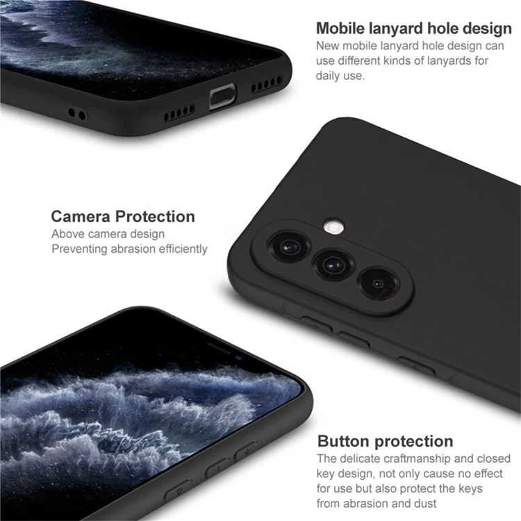 Custodia IMAK UC-3 Series per Samsung Galaxy A36 5G, finitura opaca anti-impronte, cover morbida in TPU
