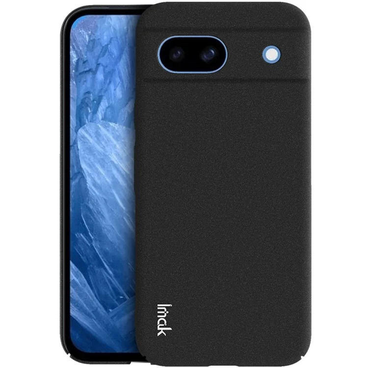 Coque rigide en PC pour Google Pixel 8a, style cowboy, de couleur noire mate.