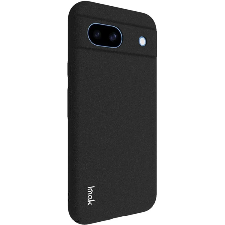 Coque rigide en PC pour Google Pixel 8a, style cowboy, de couleur noire mate.