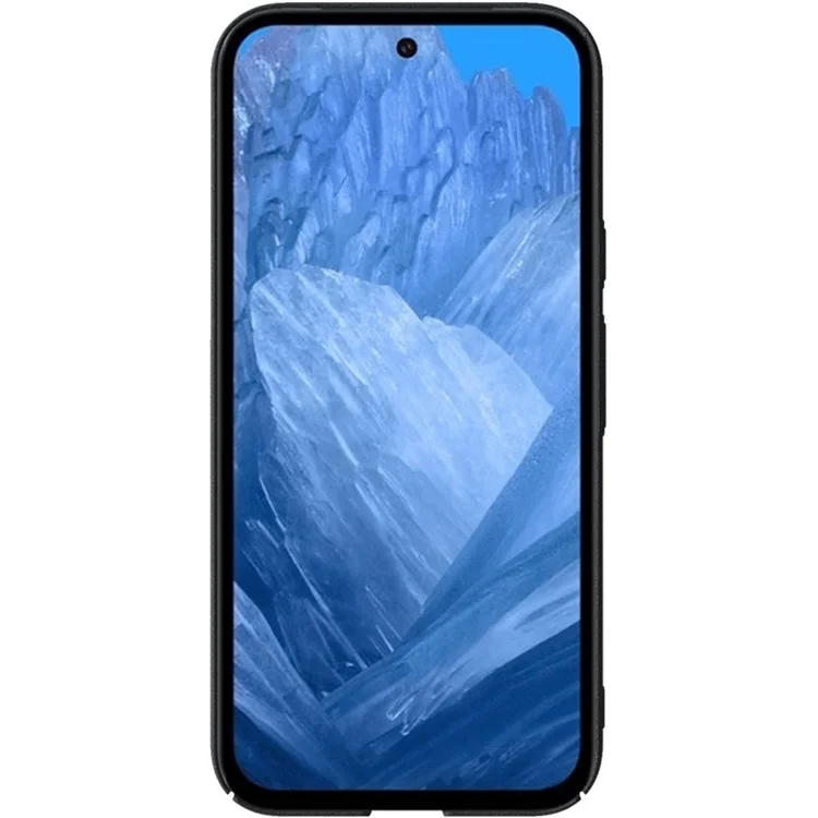 Coque rigide en PC pour Google Pixel 8a, style cowboy, de couleur noire mate.