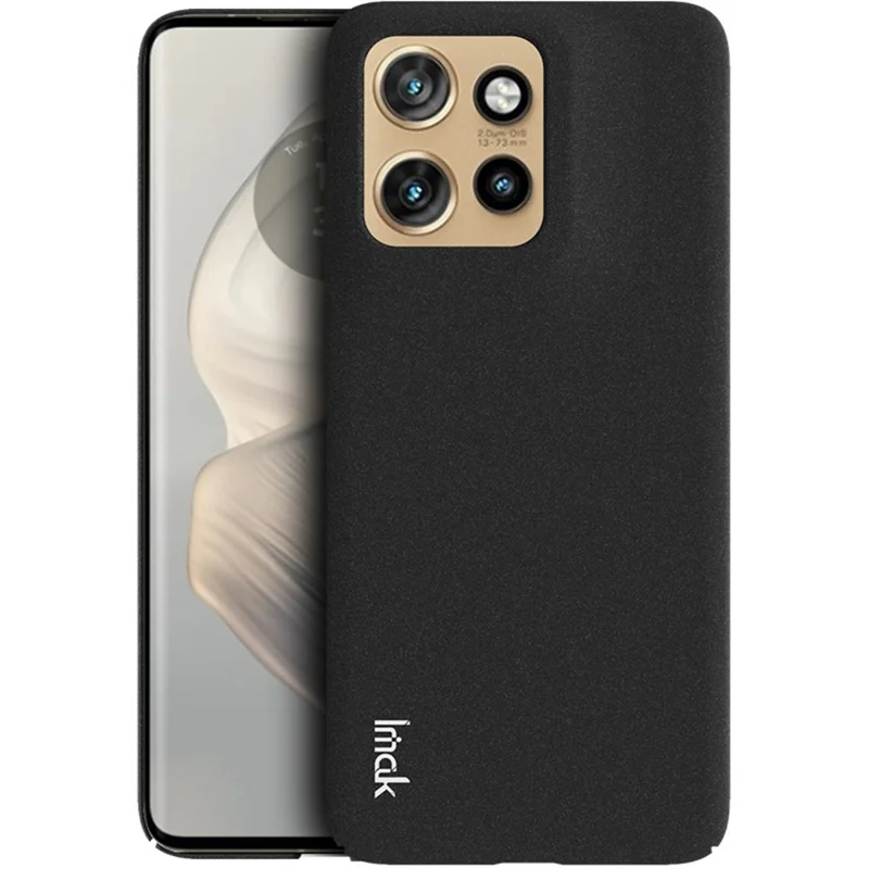 Custodia rigida da cowboy IMAK per Motorola ThinkPhone 25 5G / Moto S50 5G / Edge 50 Neo 5G, cover posteriore per telefono in PC - Nero opaco