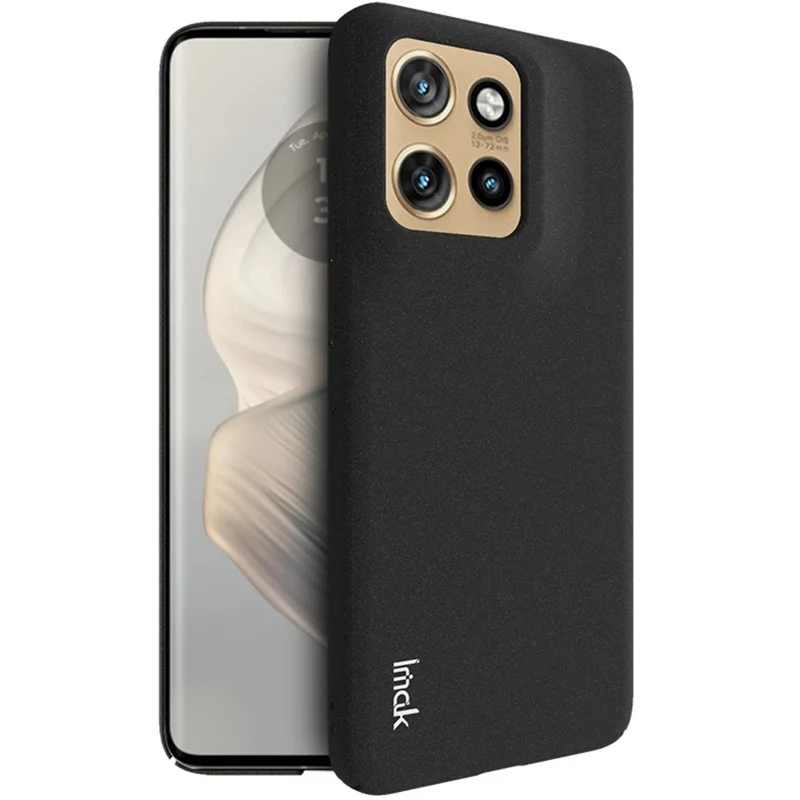 Custodia rigida da cowboy IMAK per Motorola ThinkPhone 25 5G / Moto S50 5G / Edge 50 Neo 5G, cover posteriore per telefono in PC - Nero opaco