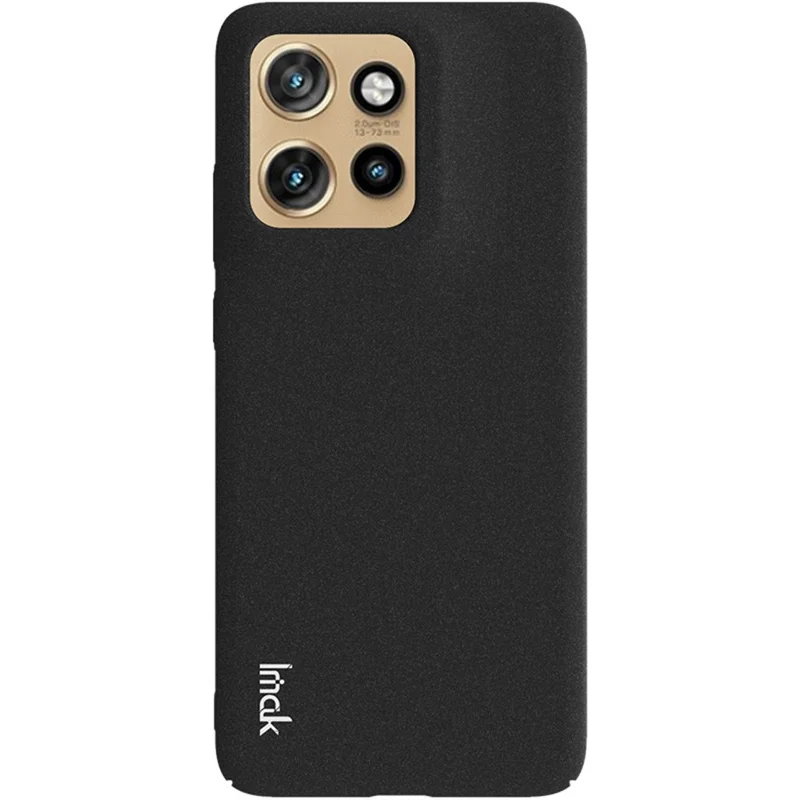 Custodia rigida da cowboy IMAK per Motorola ThinkPhone 25 5G / Moto S50 5G / Edge 50 Neo 5G, cover posteriore per telefono in PC - Nero opaco