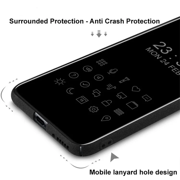 IMAK Für Motorola Moto G85 5G / S50 Neo 5G Cowboy Hartschalen-PC-Handyhülle - Matt Schwarz