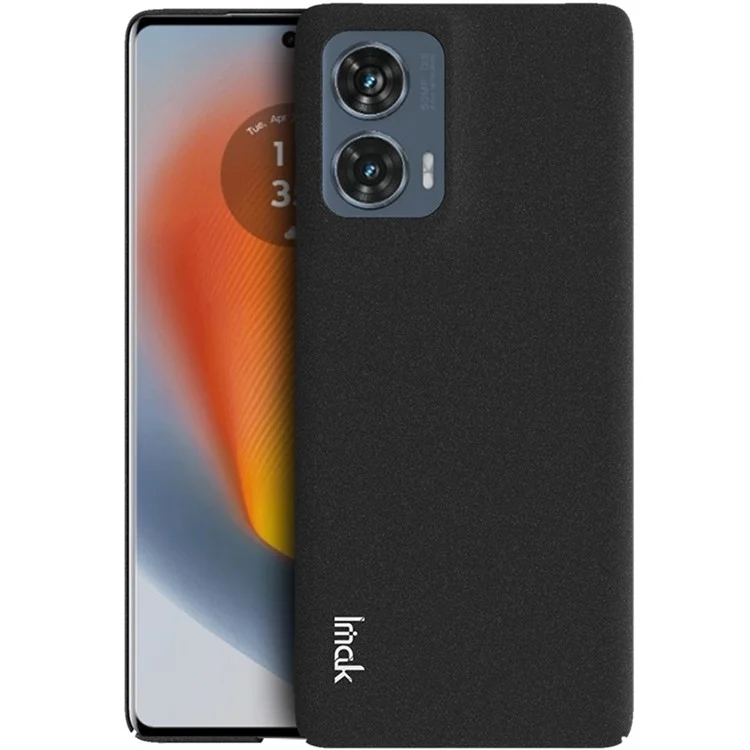 IMAK per Motorola Edge 50 Fusion 5G Custodia rigida Cowboy PC Cover posteriore - Nero opaco
