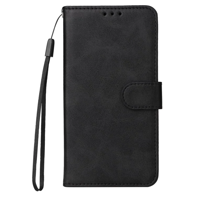Für Samsung Galaxy A56 5G / A36 5G Hülle Wallet PU Leder Folio Flip Handyhülle - Schwarz