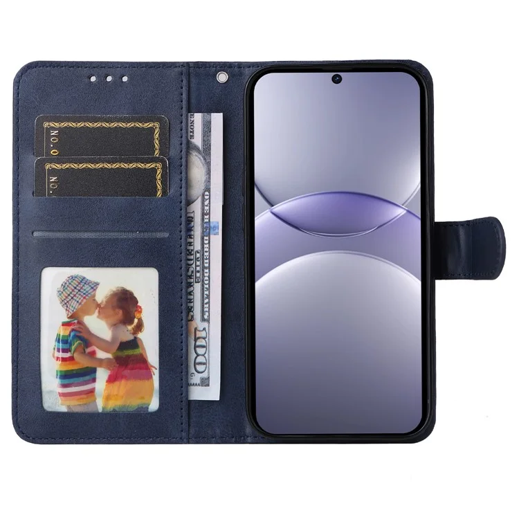 Capa carteira de couro PU flip para Huawei nova 13 5G / nova 12 5G - Azul