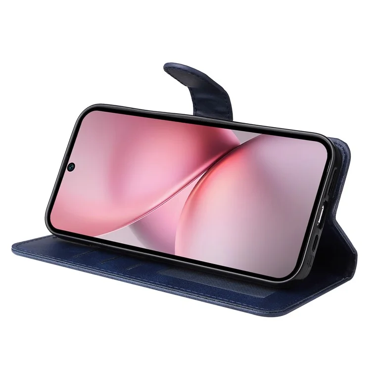 Custodia portafoglio in pelle PU a libro per vivo X200 Pro mini 5G - Blu