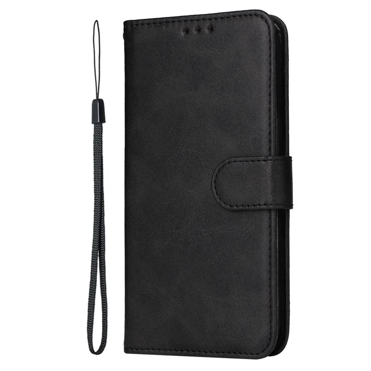 Funda para OnePlus 13 de piel sintética con tapa tipo cartera - Negro