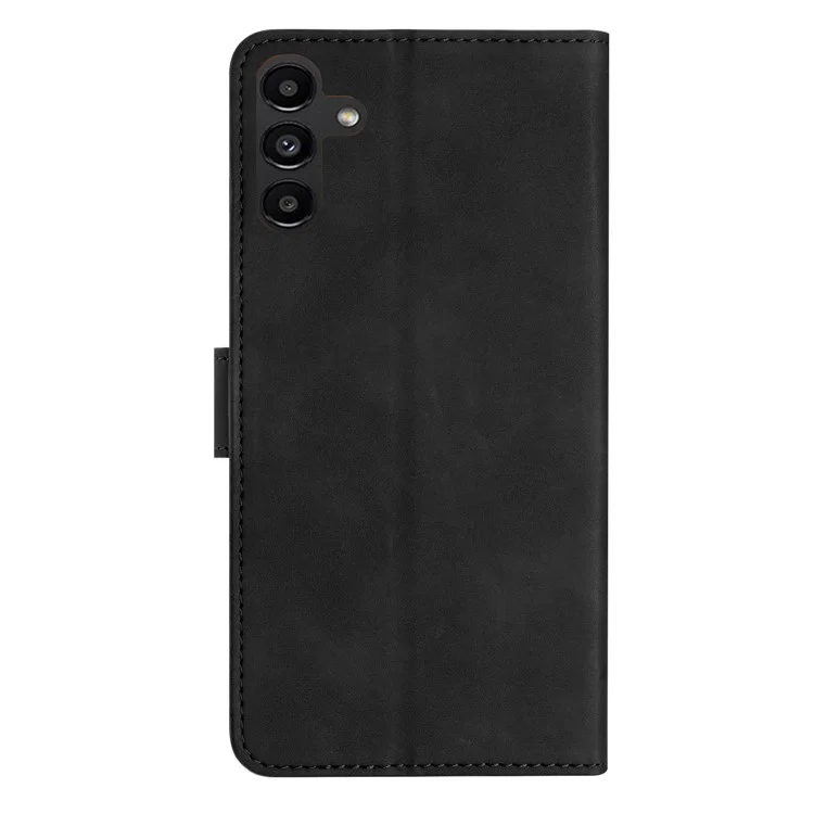 Funda para Samsung Galaxy A26 5G con diseño de mariposa en piel y cartera - Negro