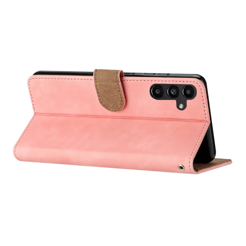 For Samsung Galaxy A26 5G Case Imprinted Butterfly Leather Wallet Phone Cover - Pink