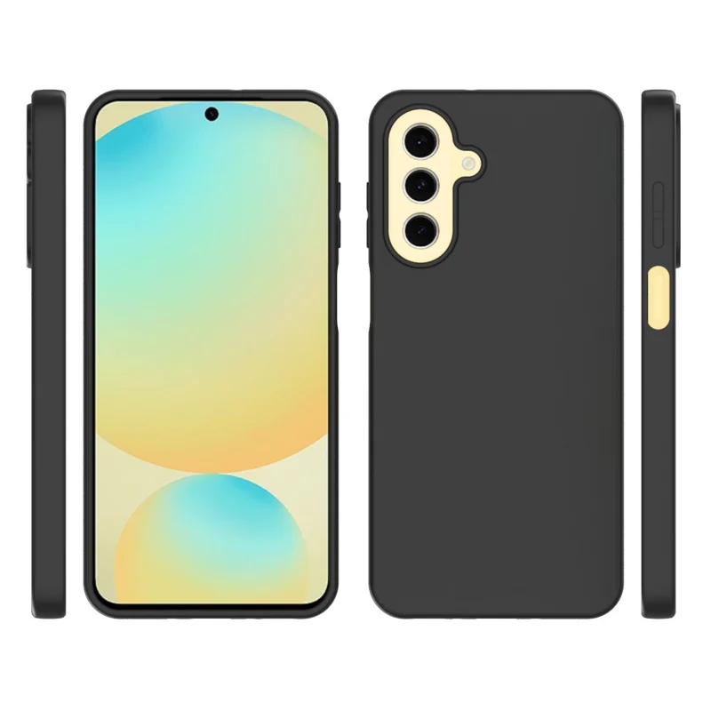 10 pezzi / confezione per Samsung Galaxy A26 5G Case Anti Impronte Digitali Morbido Copertura Protettiva TPU - Nero