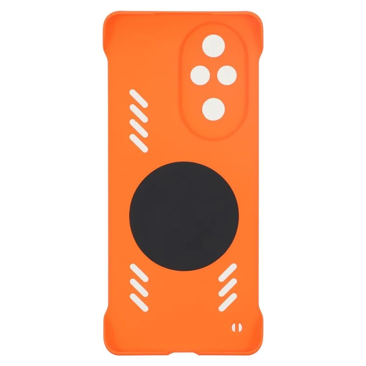 For Honor 200 5G Case Hard PC Frameless Heat Dissipation Phone Cover - Orange