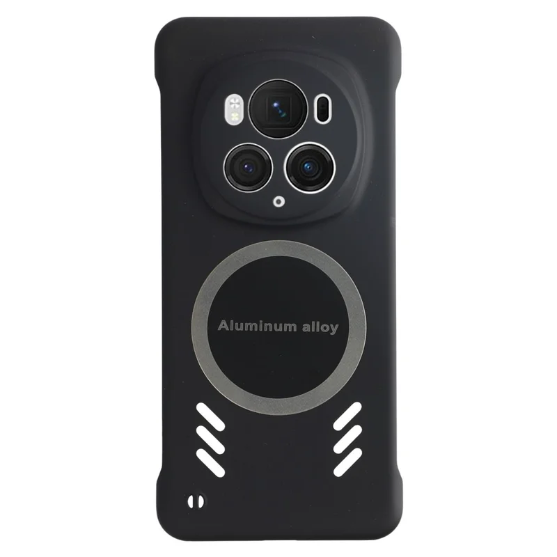For Honor Magic6 Pro 5G Case Hard PC Frameless Heat Dissipation Phone Cover - Black
