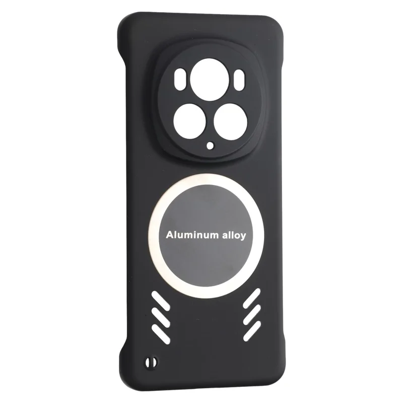 For Honor Magic6 Pro 5G Case Hard PC Frameless Heat Dissipation Phone Cover - Black