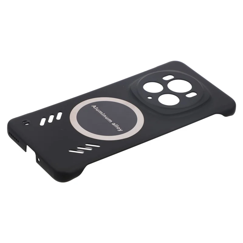 For Honor Magic6 Pro 5G Case Hard PC Frameless Heat Dissipation Phone Cover - Black