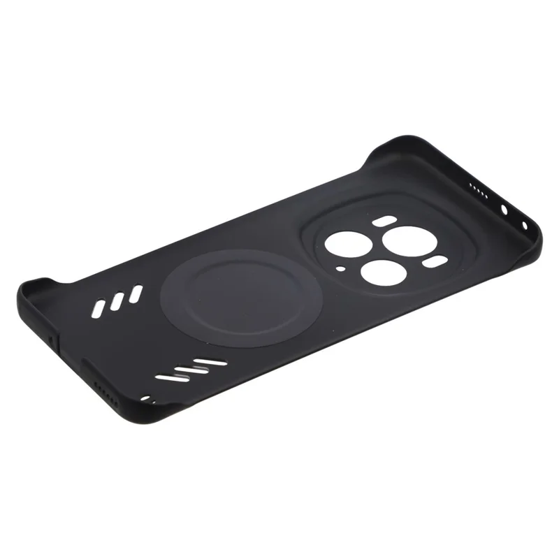 For Honor Magic6 Pro 5G Case Hard PC Frameless Heat Dissipation Phone Cover - Black