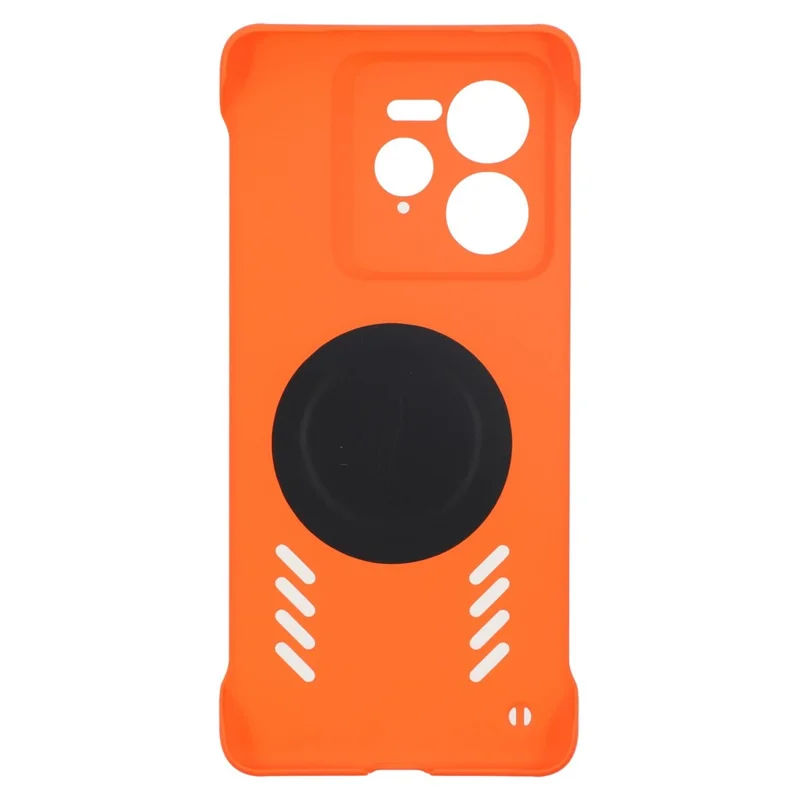 For Realme GT 7 Pro 5G Case Hard PC Frameless Heat Dissipation Phone Cover - Orange