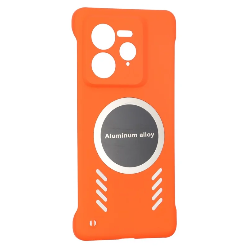 For Realme GT 7 Pro 5G Case Hard PC Frameless Heat Dissipation Phone Cover - Orange