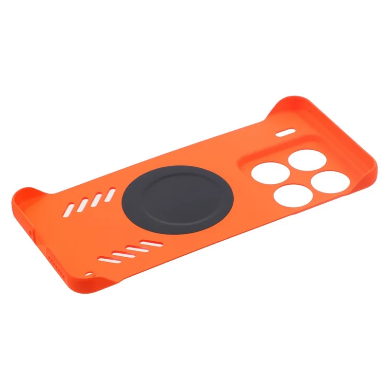 Для Xiaomi 15 Pro Case Hard PC Frameless Heat Dissipation Phone Cover - Orange