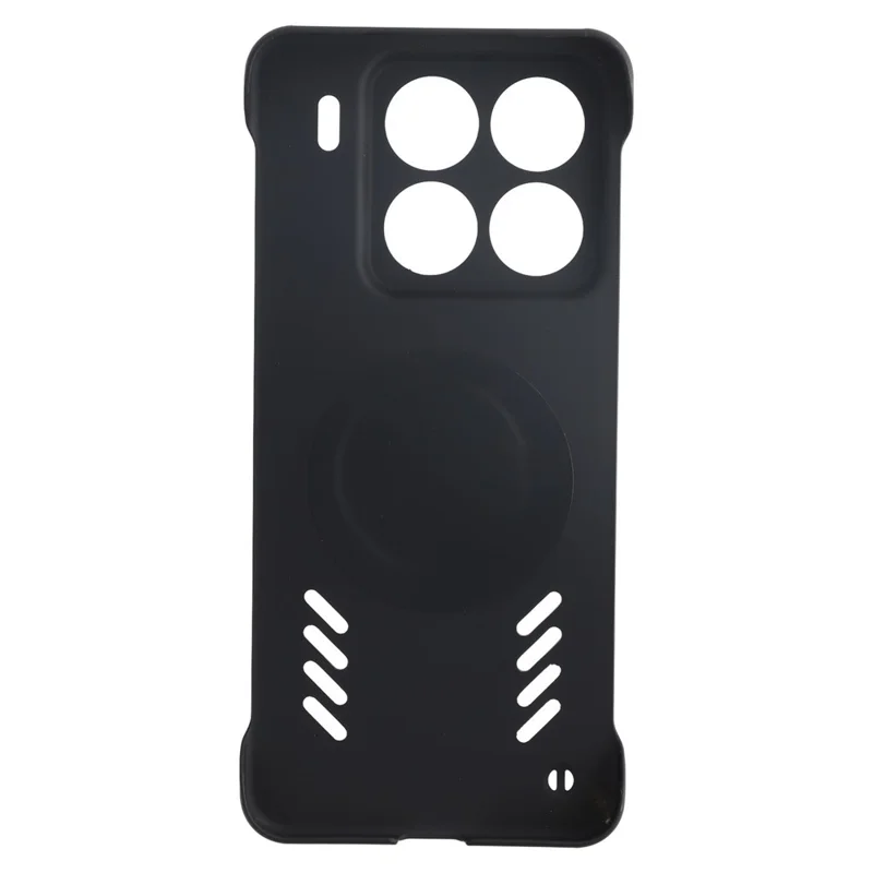 For Xiaomi 15 Pro Case Hard PC Frameless Heat Dissipation Phone Cover - Black