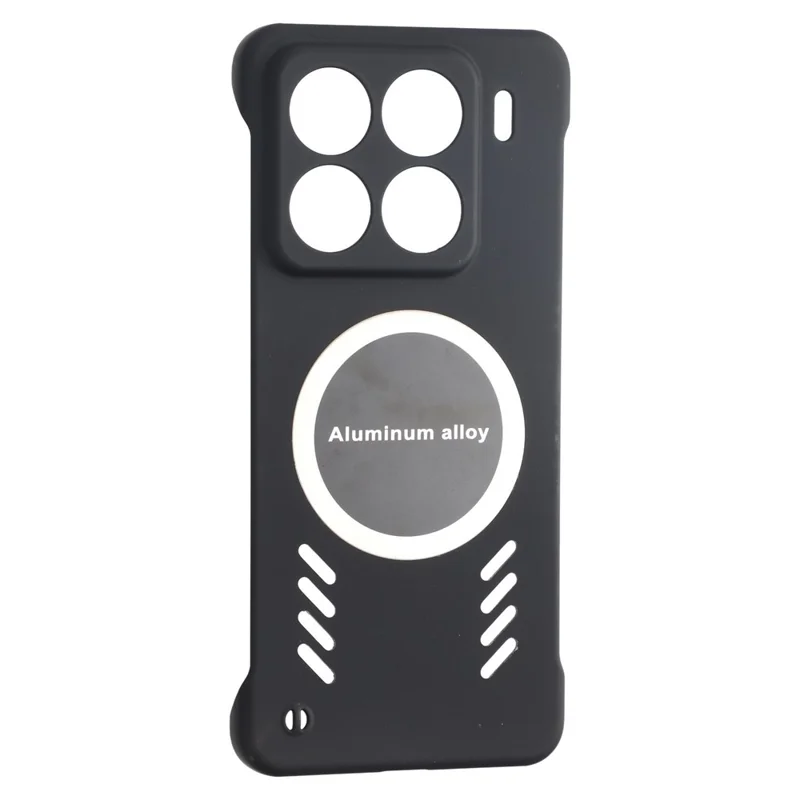 For Xiaomi 15 Pro Case Hard PC Frameless Heat Dissipation Phone Cover - Black