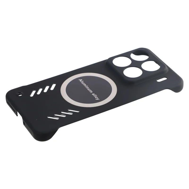 For Xiaomi 15 Pro Case Hard PC Frameless Heat Dissipation Phone Cover - Black