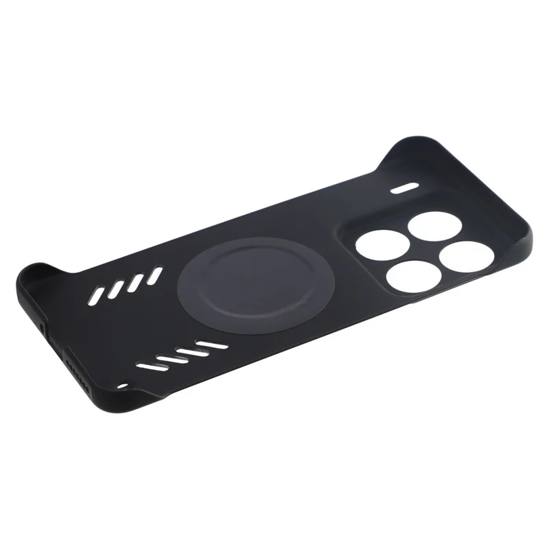 For Xiaomi 15 Pro Case Hard PC Frameless Heat Dissipation Phone Cover - Black
