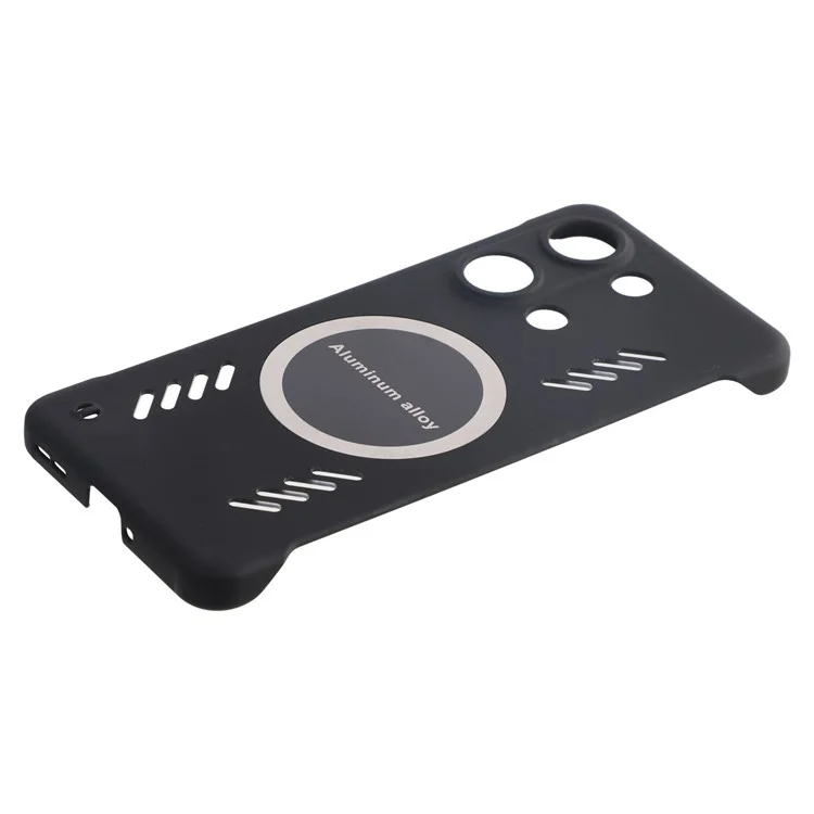 For OnePlus Ace 2V / Nord 3 5G Case Hard PC Frameless Heat Dissipation Phone Cover - Black