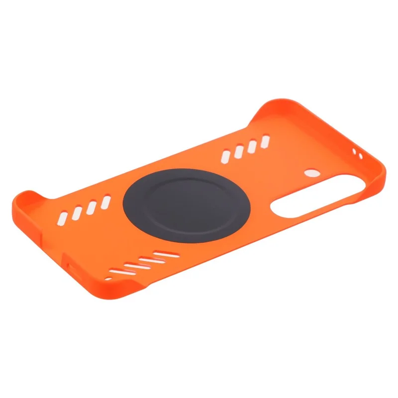 For Samsung Galaxy S25 Case Hard PC Frameless Heat Dissipation Phone Cover - Orange
