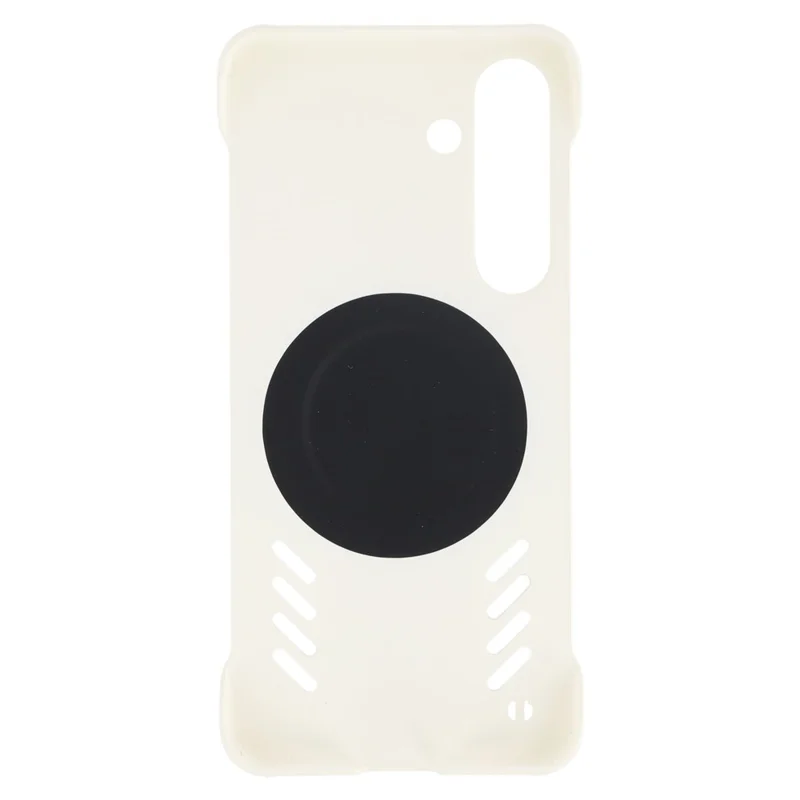 For Samsung Galaxy S25+ Case Hard PC Frameless Heat Dissipation Phone Cover - White