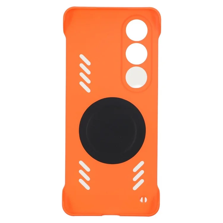 Coque pour OnePlus Ace 3V 5G en PC dur, sans cadre, avec dissipation de la chaleur - Orange