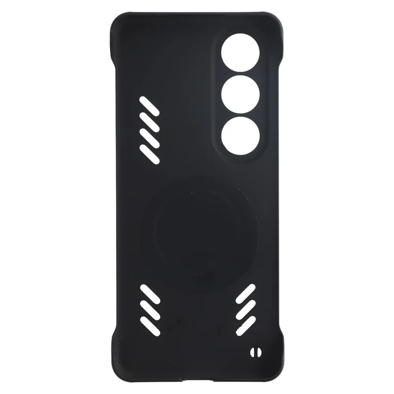 For OnePlus Ace 3V 5G Case Hard PC Frameless Heat Dissipation Phone Cover - Black