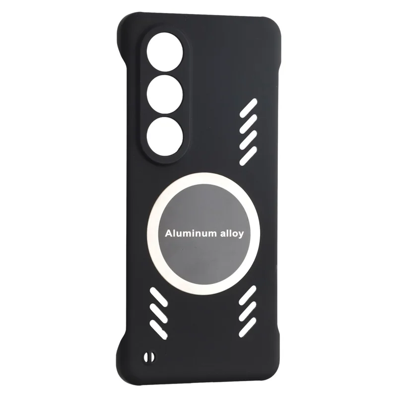 For OnePlus Ace 3V 5G Case Hard PC Frameless Heat Dissipation Phone Cover - Black