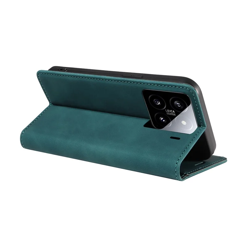 BETOPNICE 003 For Xiaomi 15 Wallet Case Leather Phone Cover with Stand - Green