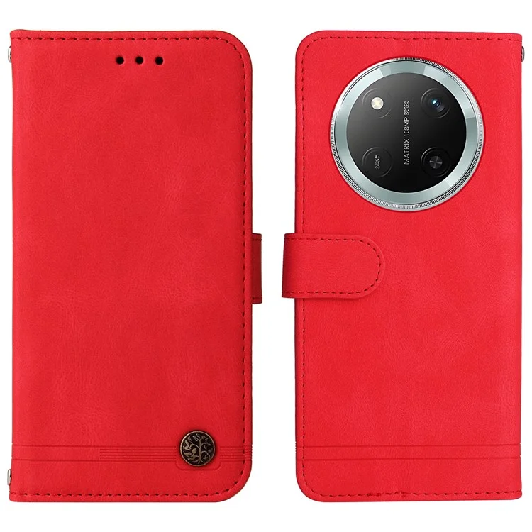 Funda cartera para Honor Magic7 Lite 5G / X9c 5G / X60 Pro 5G - Rojo