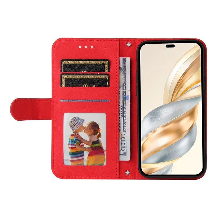 Funda cartera para Honor Magic7 Lite 5G / X9c 5G / X60 Pro 5G - Rojo