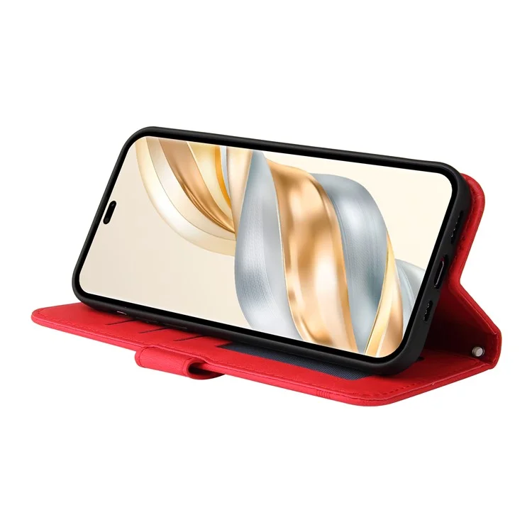 Funda cartera para Honor Magic7 Lite 5G / X9c 5G / X60 Pro 5G - Rojo