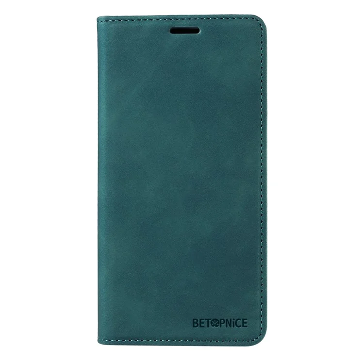 BETOPNICE 003 Кожаный чехол-бумажник для телефона с подставкой для Honor X60 5G - Зеленый