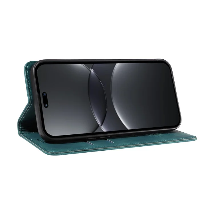 BETOPNICE 003 Étui portefeuille en cuir avec support pour Huawei nova 13 Pro 5G - Vert