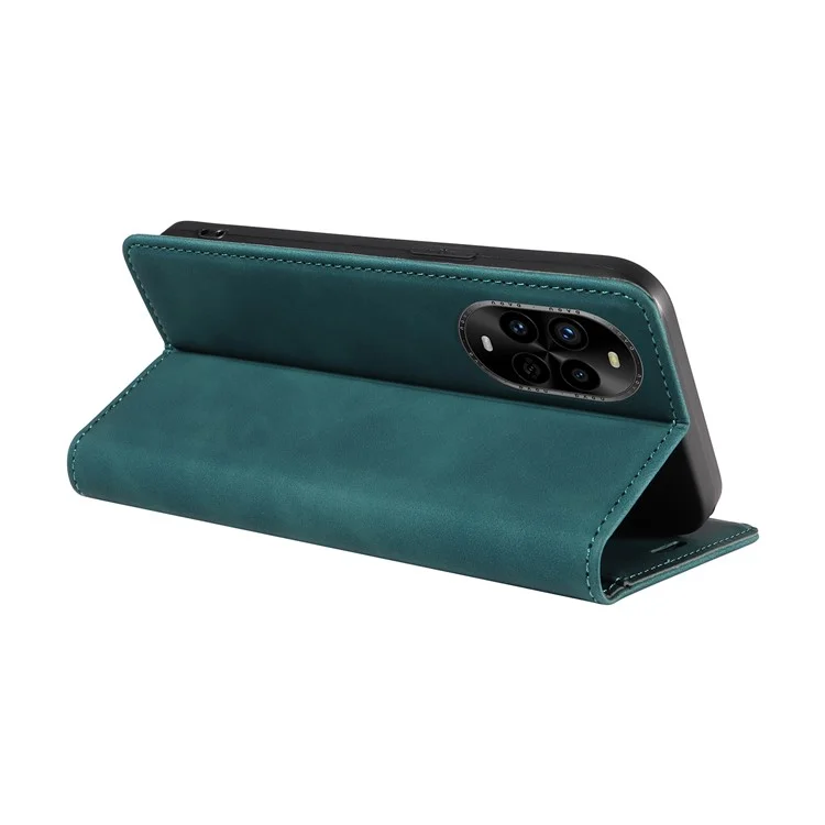 BETOPNICE 003 Étui portefeuille en cuir avec support pour Huawei nova 13 Pro 5G - Vert