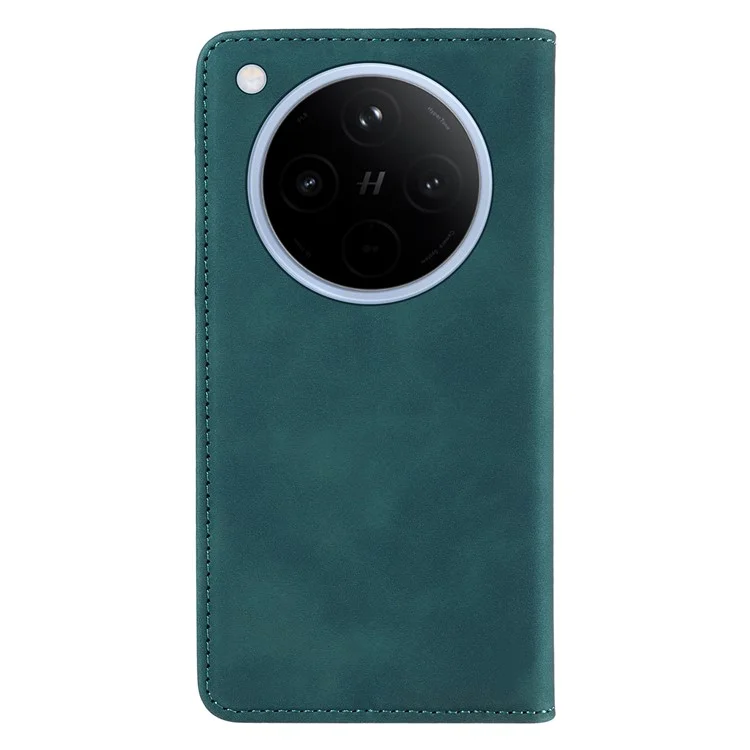 BETOPNICE 003 Funda de cartera de cuero con soporte para Oppo Find X8 5G - Verde